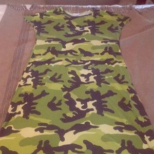 LulaRoe Camo Large Marie dress unicorn